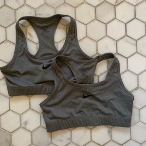 Gray Nike Sports Bra